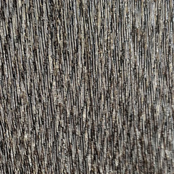 NWT! Ava & Viv Metallic Gold Wide Leg Crop Pant - Picture 3 of 5